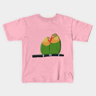 Chubby Lovebirds Kids T-Shirt